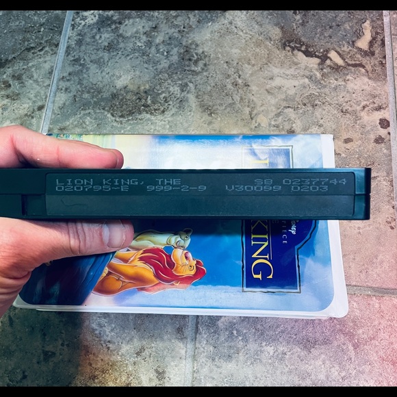 1994 Lion King Masterpiece Collection Original VHS Tape and Case -1994 Release - Picture 5 of 9